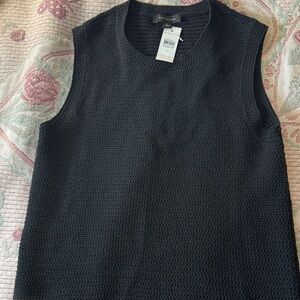 Ann Taylor Textured Black Sweater